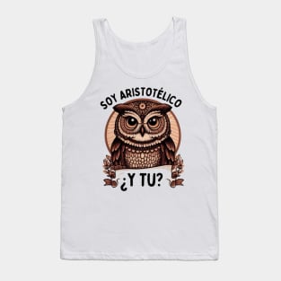 I’m Aristotelian for Owl lovers Tank Top